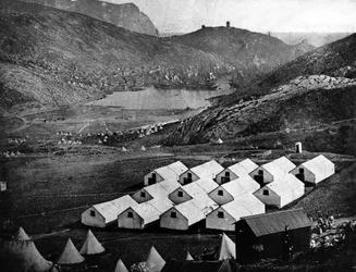 Campamento del ejército británico en Balaclava, 1855